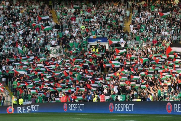 Palestine Flags v Beer Sheva